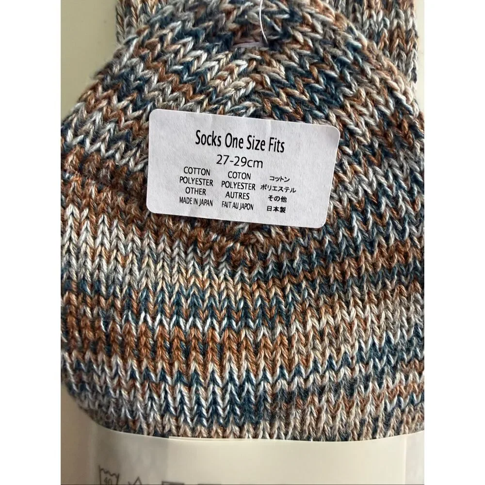 Anonymous ISM Socks Crew Made in Japan Cashmere Blend One Size Fits Most
